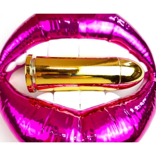 Contemporary Sagrasse, Matrix Pink, Resin and Marble Powder For Sale - Image 3 of 6