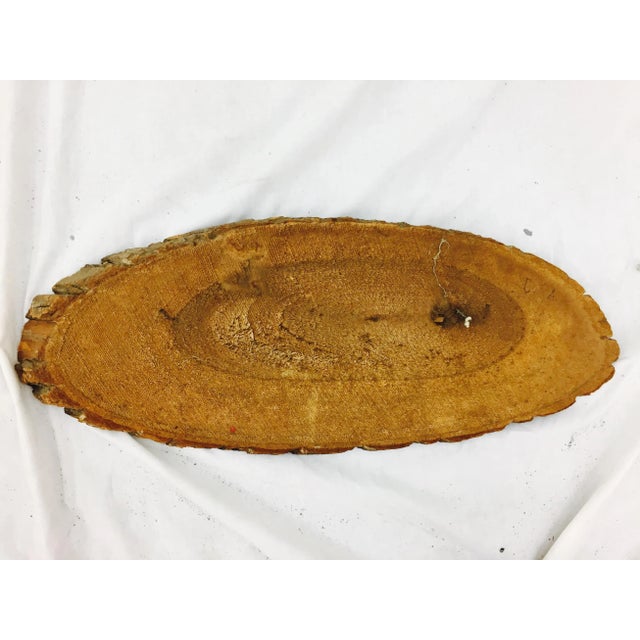 Early 20th Century Hand Painted Landscape On Wood For Sale In Raleigh - Image 6 of 6