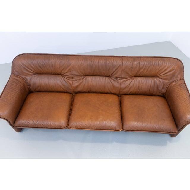 DS-16 3-Seater Sofa in Brown Leather from de Sede, 1970s For Sale - Image 15 of 18