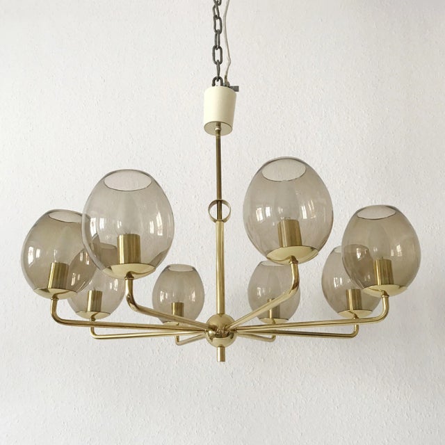 German Sputnik Ceiling Light, 1950s For Sale - Image 11 of 15