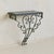 Traditional French Verdigris Bronze + Black Marble Wall-Mounted Console, 1940s For Sale - Image 3 of 9
