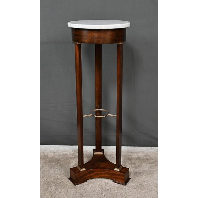 Early 19th Century Directoire Mahogany Side Table For Sale - Image 5 of 12