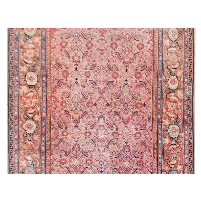 Mid 19th Century Early 20th Century Persian Sarouk Farahan Rug For Sale - Image 5 of 12