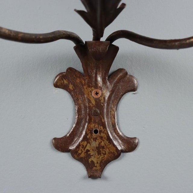 Iron and Sheet Metal Appliques, Set of 4 For Sale - Image 9 of 10
