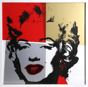 Marilyn II (4), Andy Warhol Screenprint, Stamped Verso in Blue by Sunday B. Morning
