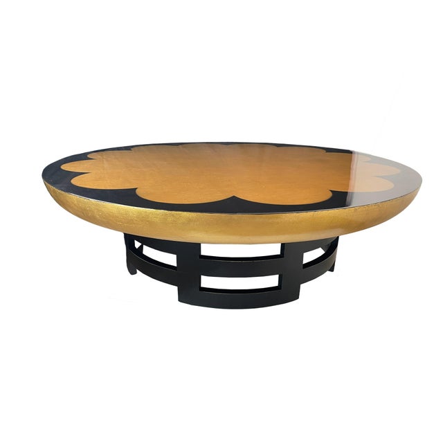 Sculptural Lotus Coffee Table Attributed to Theodore Muller & Isabelle Barringer for Kittinger, 1950s For Sale