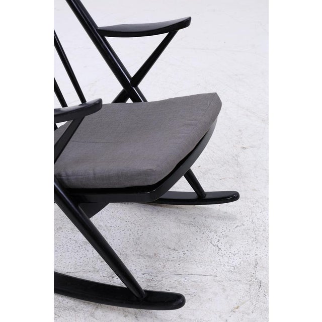 Mid-Century Danish Rocking Chair Model 182 by Frank Reenskaug for Bramin For Sale - Image 9 of 17