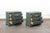 Mid 20th Century Mid 20th Century Shell Motif Pair of Chests Painted in Rich Peacock For Sale - Image 5 of 13