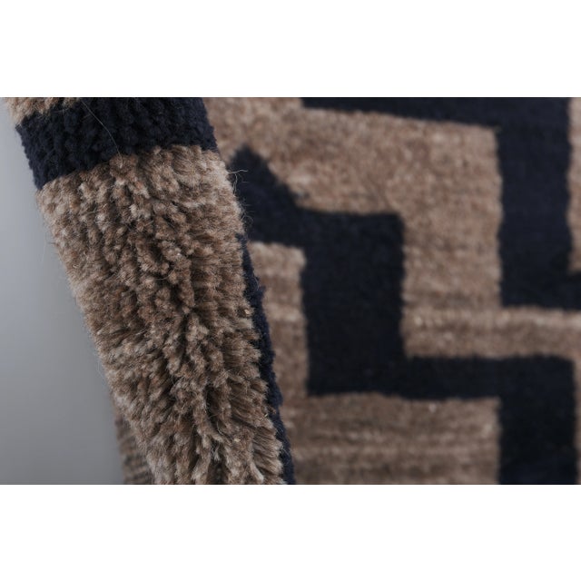 1980s Turkish Tulu Shaggy Rug 2'9'' X 6'4'' For Sale - Image 9 of 11