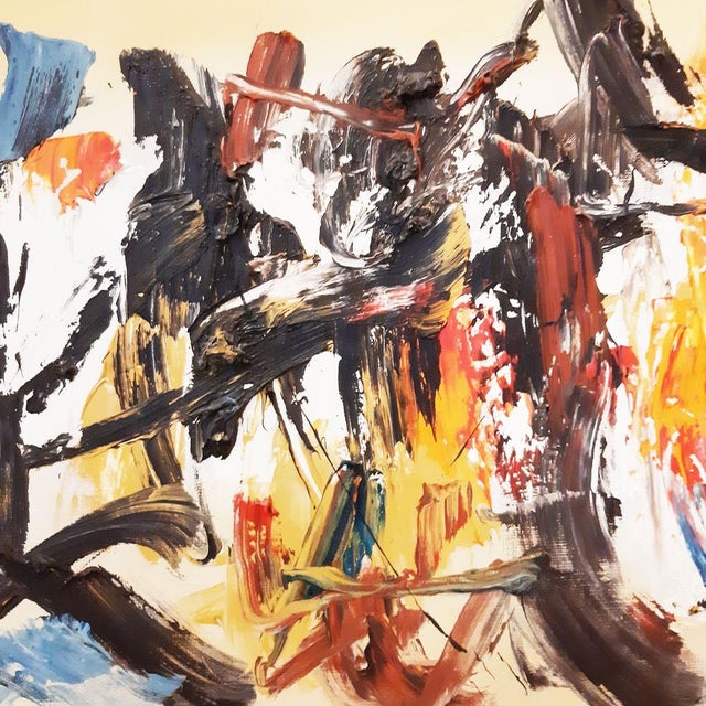 Preben Wölck, Autumn: Harvest, 1980s, Oil on Canvas For Sale - Image 9 of 10