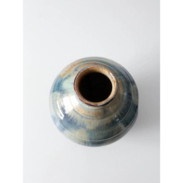 Vintage Studio Pottery Vase For Sale - Image 9 of 12