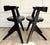Tom Dixon Tom Dixon “Slab” Dining Chairs With Black Leather Seats & Back Pads - Set of 4 For Sale - Image 4 of 15