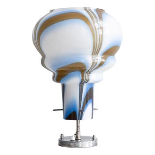 Murano Glass Table Lamp from A.V. Mazzega, Italy, 1970s For Sale