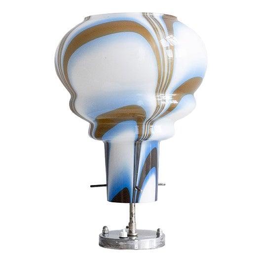 Murano Glass Table Lamp from A.V. Mazzega, Italy, 1970s For Sale