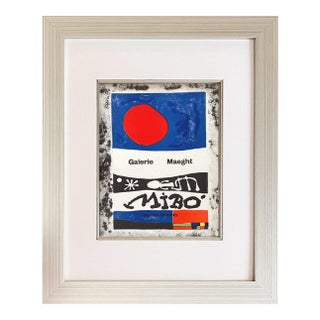 Joan Miro Lithograph 51 Oeuvres Recentes Art in Posters 1959 Framed For Sale