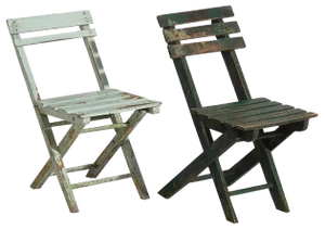 Vintage Children's Folding Chairs, 1920, Set of 4