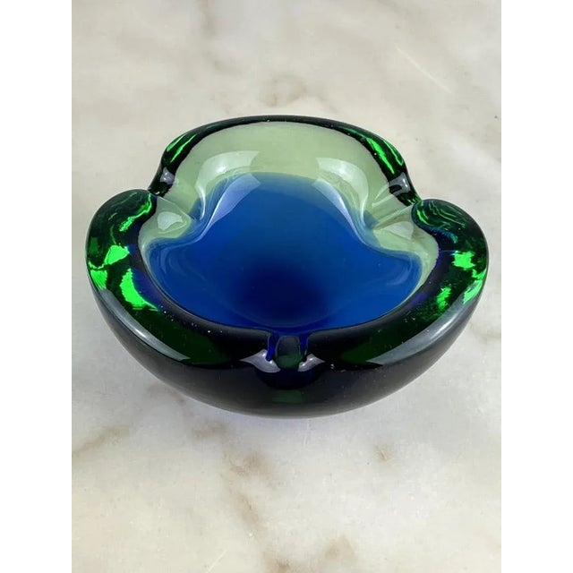 Mid-Century Modern Submersed Murano Glass Ashtray or Catchall, Italy, 1960s For Sale - Image 3 of 8