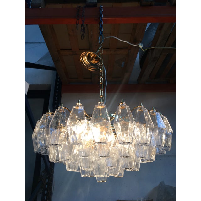 Italian Murano Glass Sputnik Chandelier Poliedro For Sale - Image 10 of 11