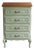 Antique Louis XV Style French Mint Green Chest of Drawers, 1920 For Sale