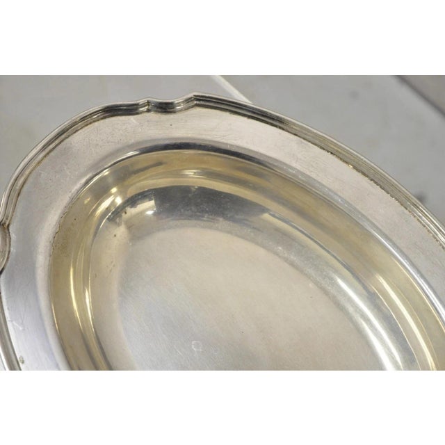 Mid 20th Century Wm Rogers 2272 Washington Silver Plated Victorian Lidded Vegetable Serving Dish For Sale - Image 4 of 9