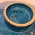 Bitossi Ceramic Pedestal Bowl Blue Rimini Blu 12in Mid Century Italy Pottery MCM For Sale - Image 10 of 11
