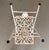 Mid 20th Century Shabby Chic Ornate Folding Metal Side Table For Sale - Image 4 of 6