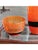 Murano Glass Orange Vases, 1979, Set of 2 For Sale - Image 3 of 11