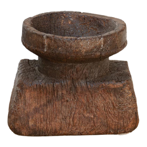 Ancient Oxidized Wood Funnel Seeder