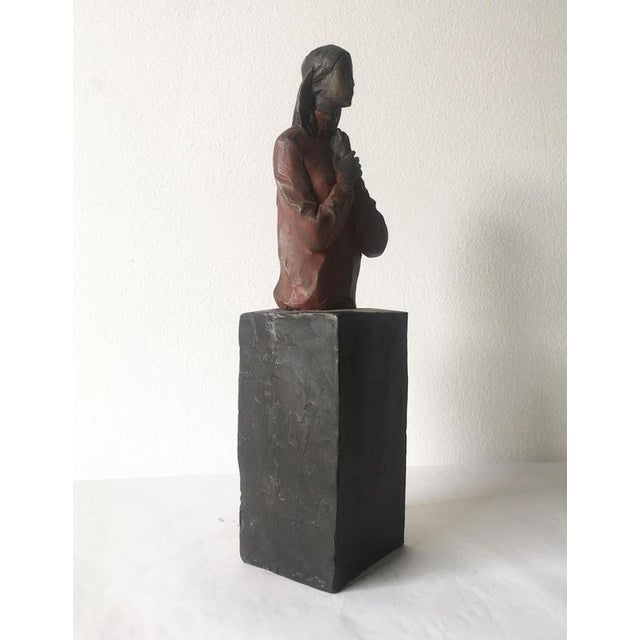 Italian Bronze Cast Figurine Sculpture by Aron Demetz, 2004 For Sale - Image 13 of 18