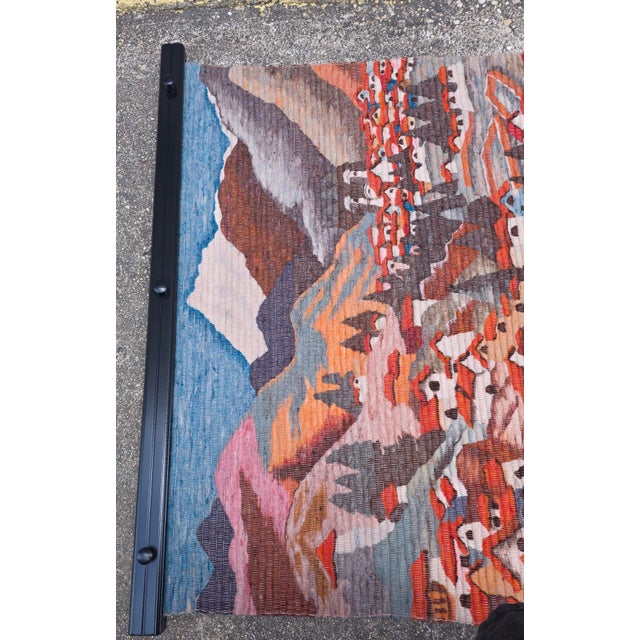 Folk Art Latin American Wall Tapestry For Sale - Image 3 of 12