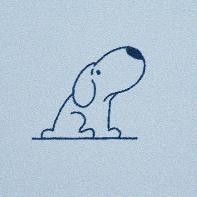 Not Yet Made - Made To Order SAMPLE - Schumacher x The New Yorker Good Dogs Everywhere Wallpaper In Sky & Navy Blue For Sale - Image 5 of 7