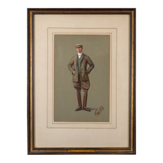 Portrait of W. J (Jack Drybrough) 1898 Watercolour by Cecil E. Cutler For Sale