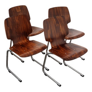Flötotto Chairs by Kusch+Co, 1960s, Set of 4 For Sale