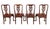 Set of Four Portuguese Carved Mahogany Dining Chairs, 18th Century For Sale - Image 4 of 5