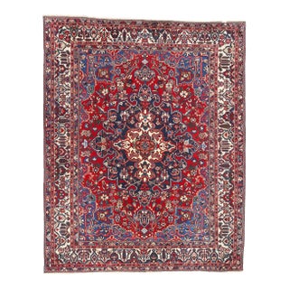 Antique Persian Bakhtiari Rug - 10'05 X 13'00 For Sale