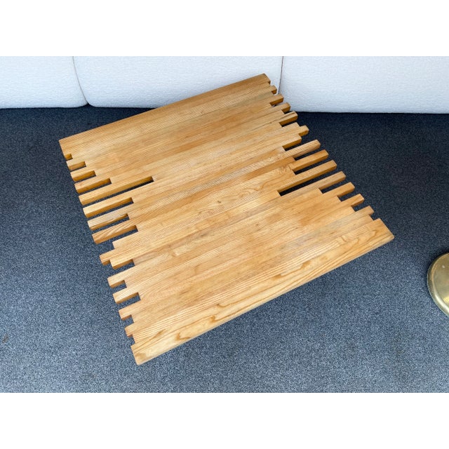 1960s 1960s Giovanni Michelucci Wood Coffee Table For Sale - Image 5 of 11