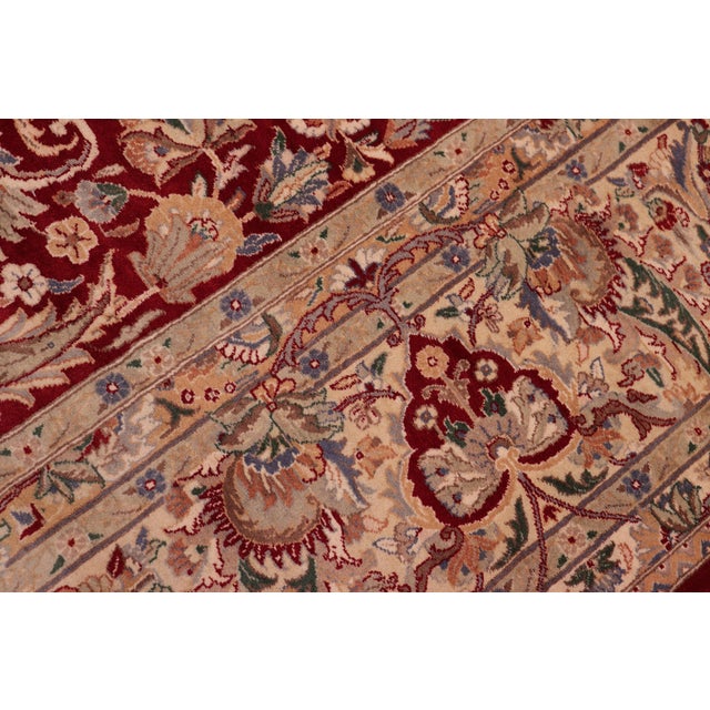 Shabby Chic Aness Pak-Persian Red/Tan Wool Rug - 9'1'' X 12'7'' For Sale In New York - Image 6 of 9