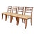 Kindel Furniture Regency Carved Cherry Wood Side Chairs or Dining Chairs, Set of Four For Sale