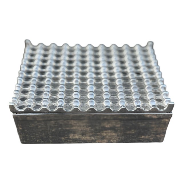 Chromed Aluminum Ashtray, 1990s For Sale