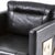 Metal Modern Primal Statement Lounge Chair in Black Leather by Egg Designs For Sale - Image 7 of 8