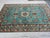 2000 - 2009 Turquoise and Red Kazak Wool Area Rug With Tribal Motifs, 6'7" X 9'8" For Sale - Image 5 of 16