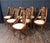 Art Deco Dining Chairs by Michel Dufet, 1920, Set of 8 For Sale - Image 12 of 18