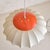1960s Mid-Century Modern Italian Orange Cocoon Pendant For Sale - Image 10 of 12