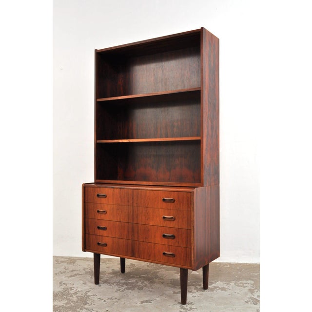 Wood Vintage Danish Rosewood Bookcase, 1960s For Sale - Image 7 of 13
