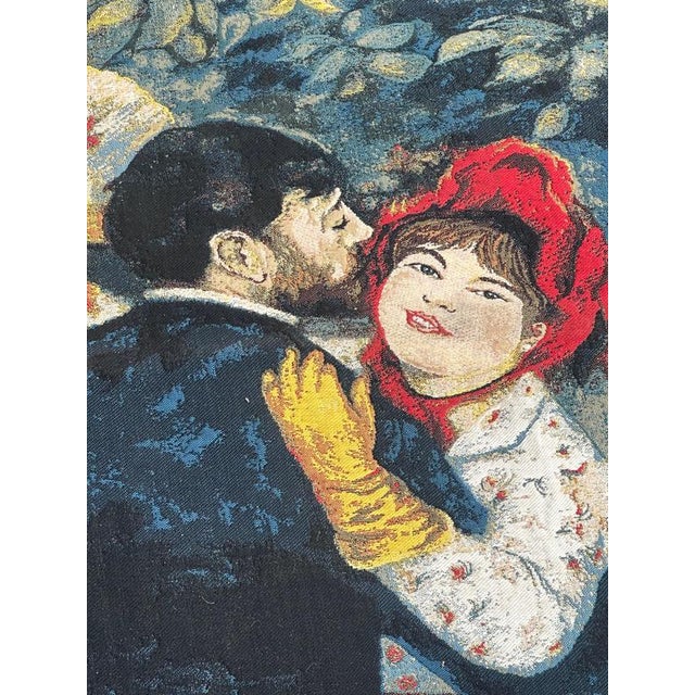 French Jacquard Tapestry with Dance in the Country Motif by A. Renoir, 2000s For Sale - Image 14 of 18