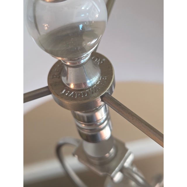 Restoration Hardware Crystal Ball Table Lamp For Sale In Indianapolis - Image 6 of 13