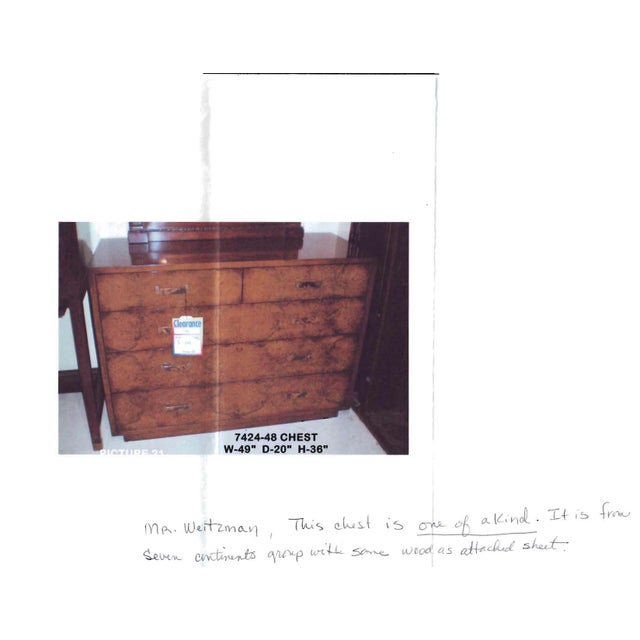 Henredon Unique Seven Continents Dresser For Sale - Image 10 of 13