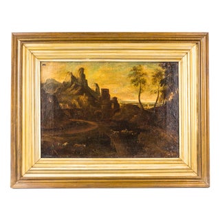 After Claude Lorrain, Landscape, 1800s, Oil on Canvas For Sale