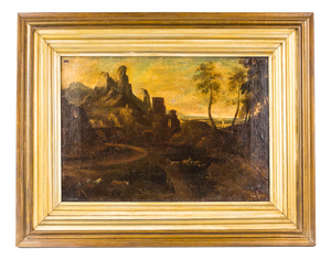 After Claude Lorrain, Landscape, 1800s, Oil on Canvas