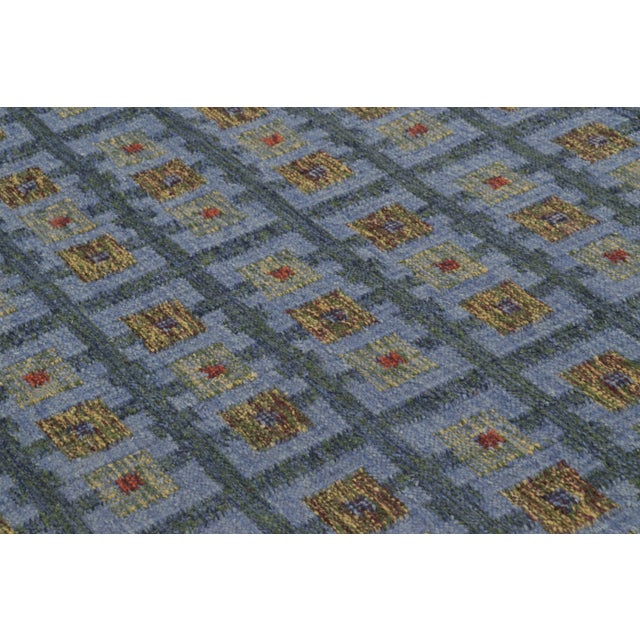 Rug & Kilim Contemporary Scandinavian Style Geometric Wool Kilim by Rug & Kilim, India For Sale - Image 4 of 10